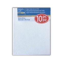 10 Pack 8" X 10" Super Value Canvas By Artist's Loft® Necessities™ -Optima Home Decor Store 10131568 1