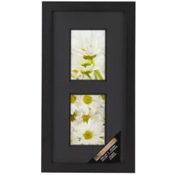 Black 2-Opening Gallery Frame With Black Double Mat By Studio Décor®
