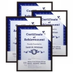 4 Pack Multipurpose 8.5" X 11" Wall Frames, Basics By Studio Décor® 22 4 Pack Multipurpose 8.5" X 11" Wall Frames, Basics By Studio Décor® -Optima Home Decor Store 10148549 1