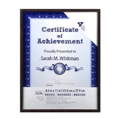 4 Pack Multipurpose 8.5" X 11" Wall Frames, Basics By Studio Décor® 24 4 Pack Multipurpose 8.5" X 11" Wall Frames, Basics By Studio Décor® -Optima Home Decor Store 10148549 2