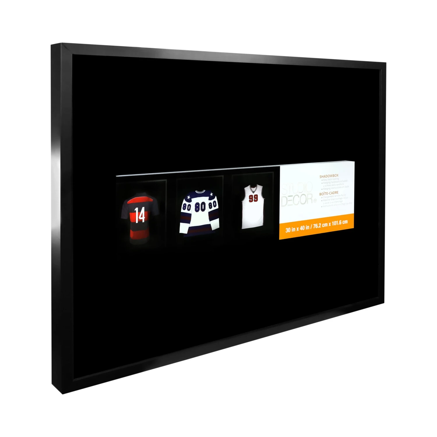 Black Large Shadow Box, 30" X 40" By Studio Décor® 4 Black Large Shadow Box, 30" X 40" By Studio Décor® - Image 2
