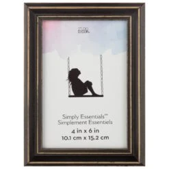Distressed Black Wood Frame, Simply Essentials™ By Studio Décor® -Optima Home Decor Store 10193907 1