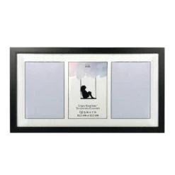 3 Opening Black Collage Frame With Mat, Simply Essentials™ By Studio Décor®