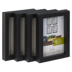 4-Pack Black Shadow Box, 5" X 7" By Studio Décor® -Optima Home Decor Store 10226846 31