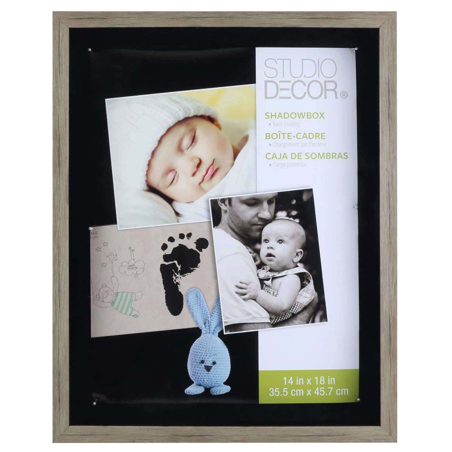Barnwood Shadow Box By Studio Décor® 3 Barnwood Shadow Box By Studio Décor®