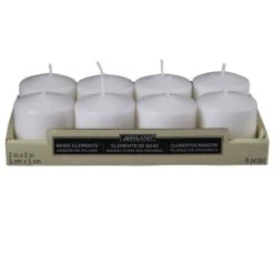 Ashland® Basic Elements™ White Pillar Candles, Value Pack -Optima Home Decor Store 10317966