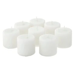 Ashland® Basic Elements™ White Pillar Candles, Value Pack -Optima Home Decor Store 10317966 30