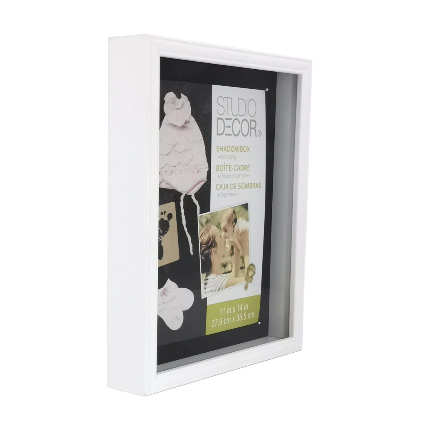 White Shadow Box By Studio Décor® 5 White Shadow Box By Studio Décor® - Image 3