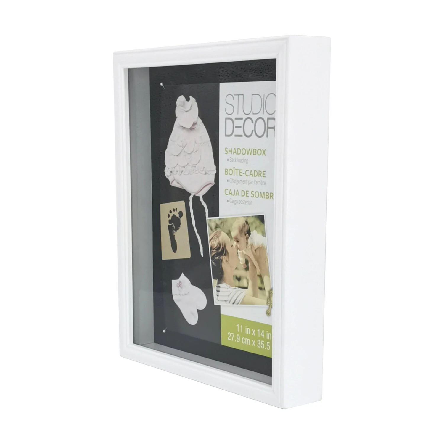 White Shadow Box By Studio Décor® 6 White Shadow Box By Studio Décor® - Image 4