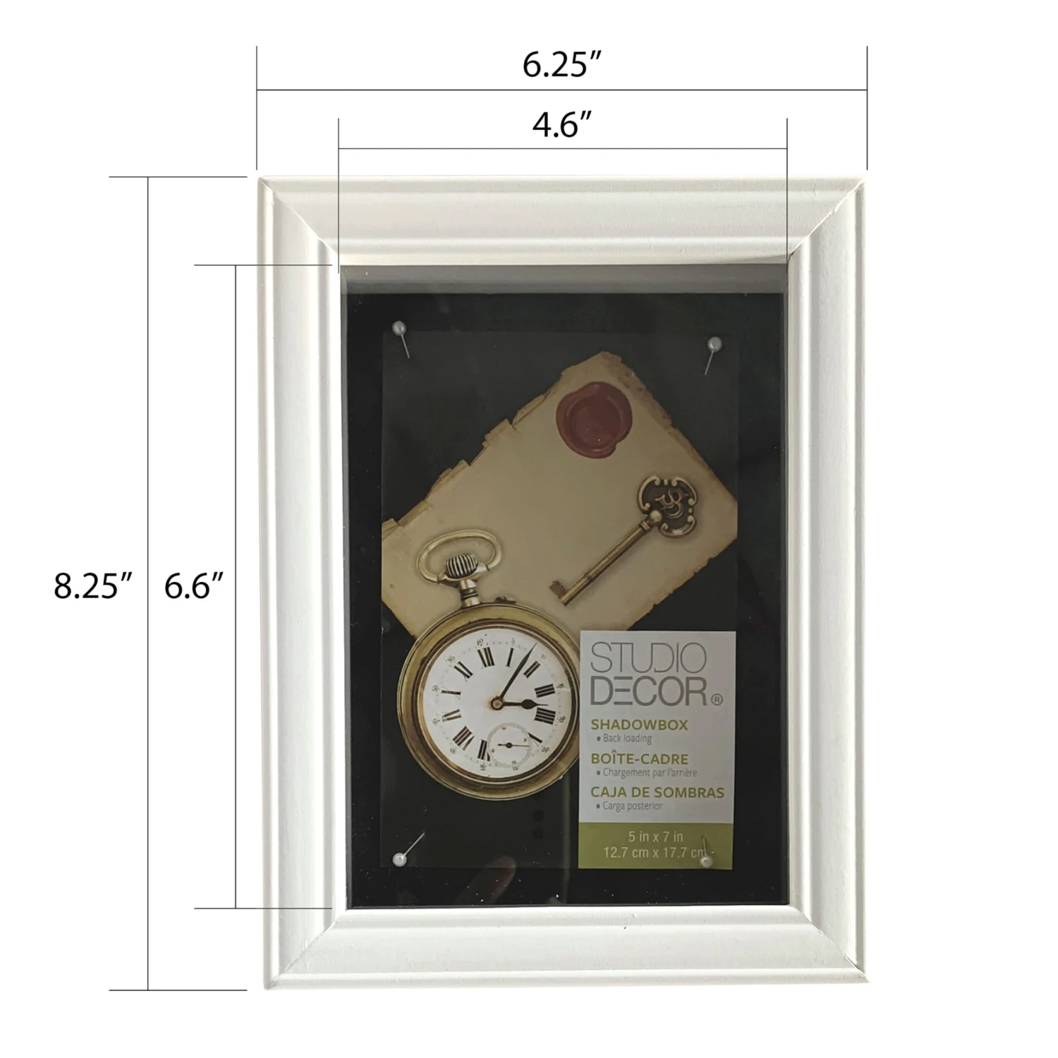 White Shadow Box By Studio Décor® 12 White Shadow Box By Studio Décor® - Image 10