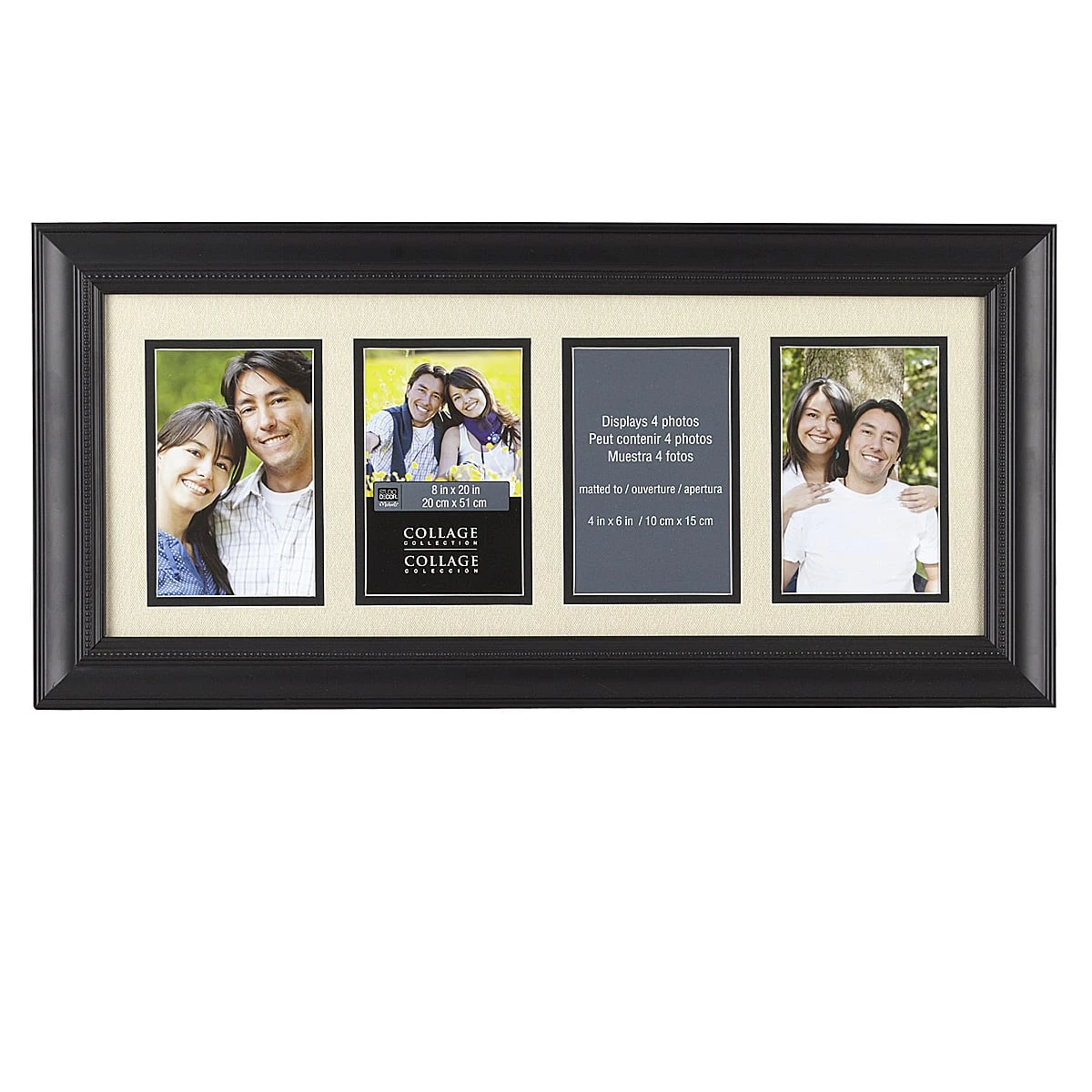 4-Opening Collage Frame, 4" X 6" By Studio Décor® 3 4-Opening Collage Frame, 4" X 6" By Studio Décor®