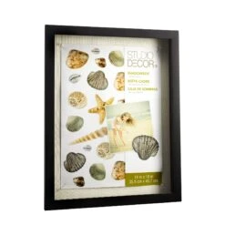 Black Front Opening Shadow Box By Studio Décor® -Optima Home Decor Store 10383119 u