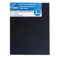 12 Packs: 2 Ct. (24 Total) Black Canvas Value Pack By Artist's Loft™ Necessities™ 41 12 Packs: 2 Ct. (24 Total) Black Canvas Value Pack By Artist's Loft™ Necessities™ -Optima Home Decor Store 10385153 1