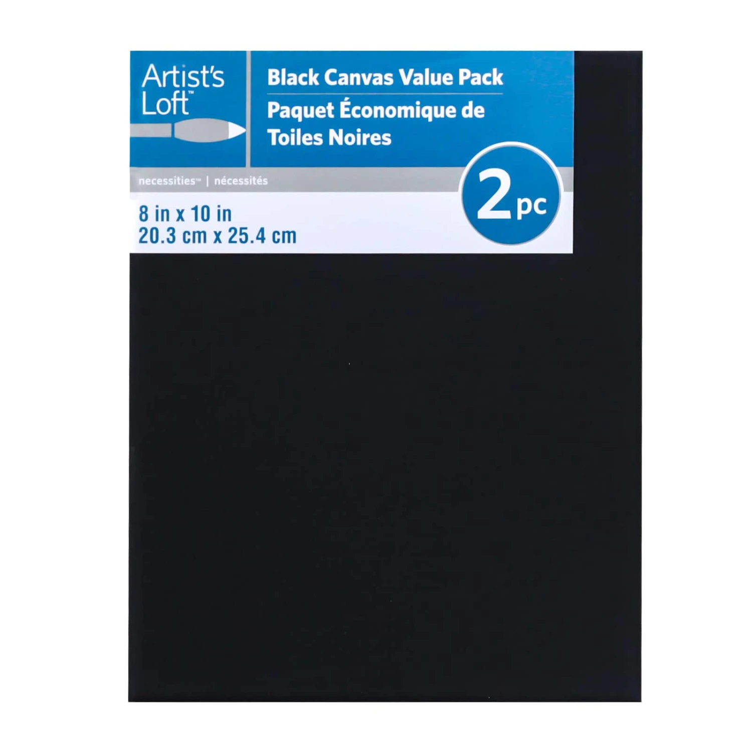 12 Packs: 2 Ct. (24 Total) Black Canvas Value Pack By Artist's Loft™ Necessities™ 16 12 Packs: 2 Ct. (24 Total) Black Canvas Value Pack By Artist's Loft™ Necessities™ - Image 14