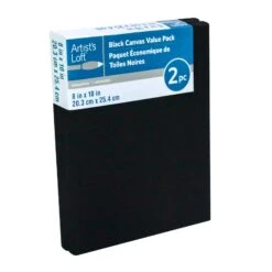 12 Packs: 2 Ct. (24 Total) Black Canvas Value Pack By Artist's Loft™ Necessities™ 34 12 Packs: 2 Ct. (24 Total) Black Canvas Value Pack By Artist's Loft™ Necessities™ -Optima Home Decor Store 10385154 3