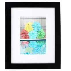 Black Belmont Frame With Mat By Studio Décor® -Optima Home Decor Store 10392855 2