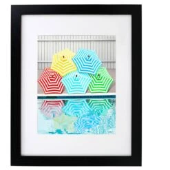 Black Belmont Frame With Mat By Studio Décor® -Optima Home Decor Store 10392856 3