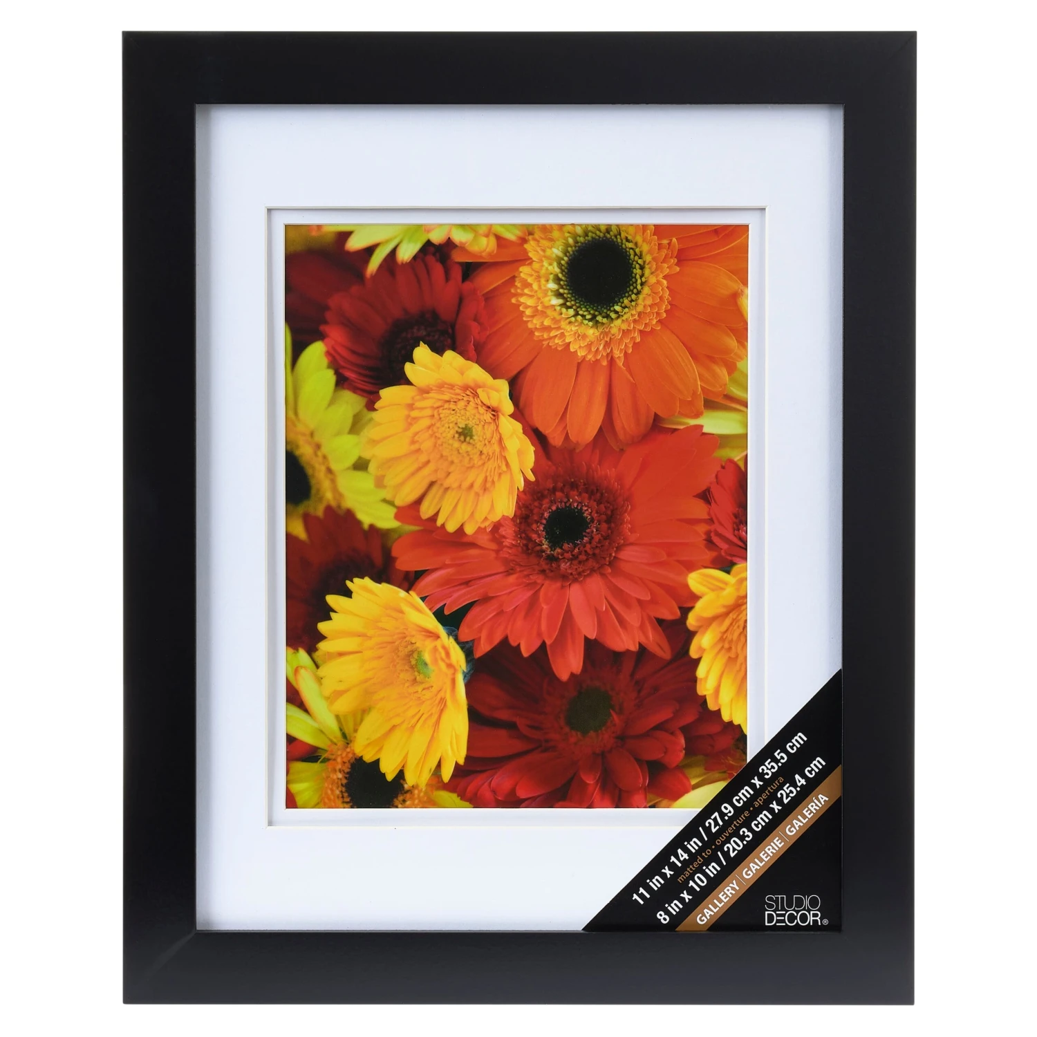 Black Gallery Wall Frame With Double Mat By Studio Décor® 7 Black Gallery Wall Frame With Double Mat By Studio Décor® - Image 5