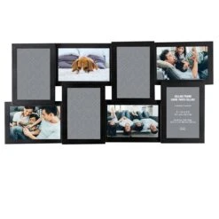 8 Opening Black 4" X 6" Collage Frame By Studio Décor®
