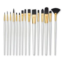 Black Taklon Brush Super Value Pack By Craft Smart®