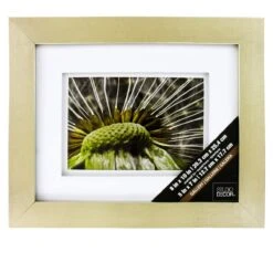 Champagne Gallery Frame With Double Mat By Studio Décor® -Optima Home Decor Store 10455563