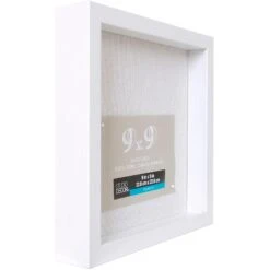 White Belmont Shadow Box By Studio Décor® -Optima Home Decor Store 10468371 3