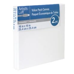 12 Packs: 2 Ct. (24 Total) Value Pack Canvas, By Artist's Loft® Necessities™ -Optima Home Decor Store 10473157 2