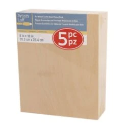 6 Packs: 5 Ct. (30 Total) 8" X 10" Cradled Wood Painting Panels By Artist's Loft™ Necessities™ -Optima Home Decor Store 10474772 4