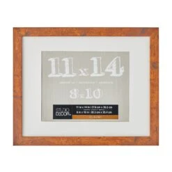 Honey Belmont Frame With Mat By Studio Décor®