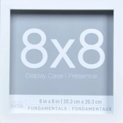 3-Pack White 8" X 8" Shadow Boxes, Fundamentals By Studio Décor® 10 3-Pack White 8" X 8" Shadow Boxes, Fundamentals By Studio Décor® -Optima Home Decor Store 10500651 1