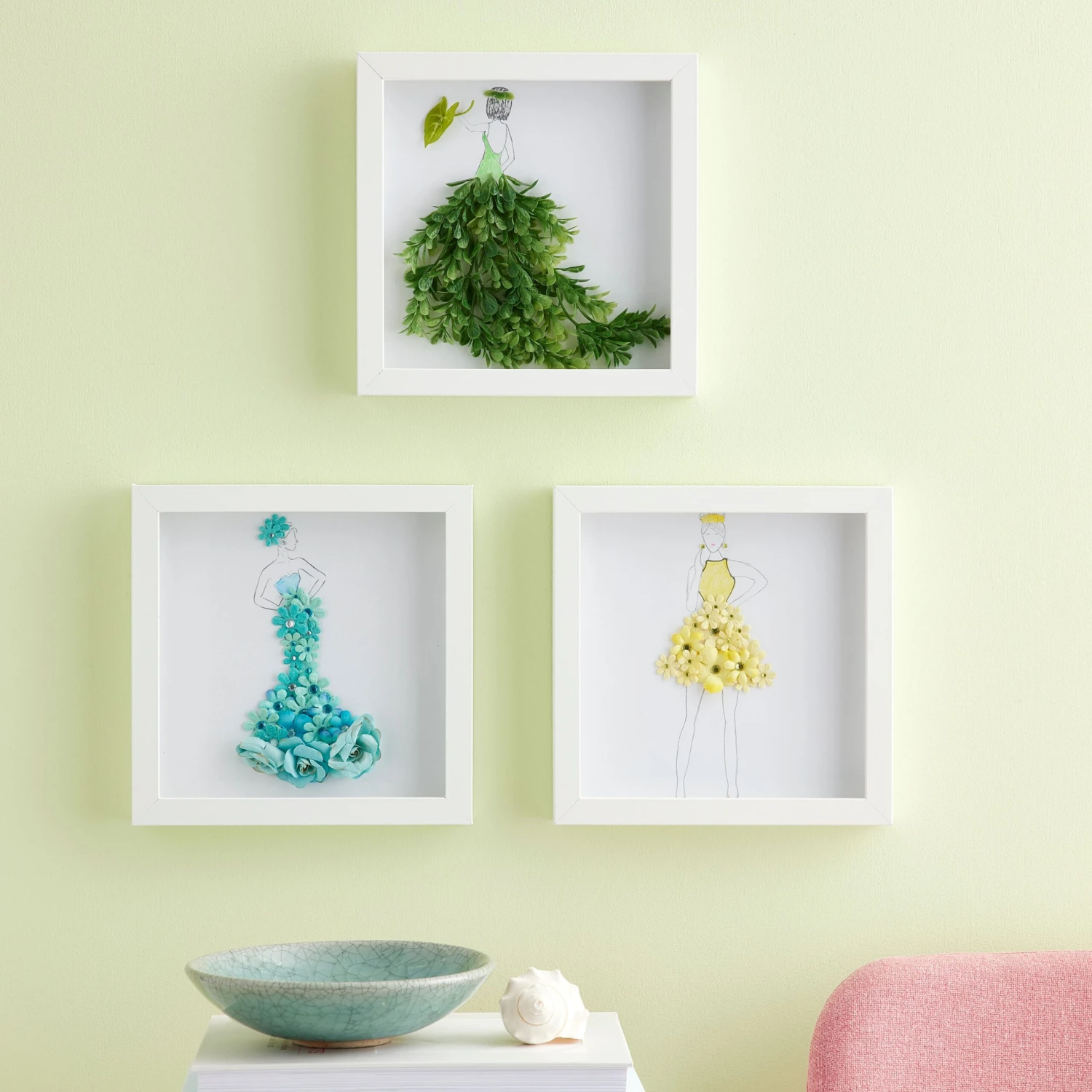 3-Pack White 8" X 8" Shadow Boxes, Fundamentals By Studio Décor® 4 3-Pack White 8" X 8" Shadow Boxes, Fundamentals By Studio Décor® - Image 2