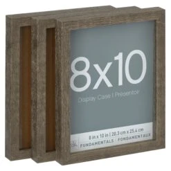 3-Pack Gray 8" X 10" Shadow Boxes, Fundamentals By Studio Décor®