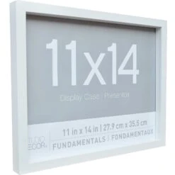 2-Pack White 11" X 14" Shadow Boxes, Fundamentals By Studio Décor® -Optima Home Decor Store 10500661 2