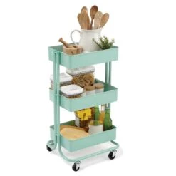 Lexington 3-Tier Rolling Cart By Simply Tidy™ -Optima Home Decor Store 10503531 u