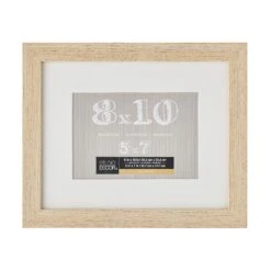 Blonde Belmont Frame With Mat By Studio Décor®