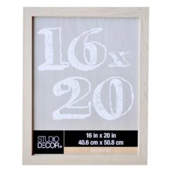 Blonde Belmont Frame By Studio Décor®, 16" X 20"
