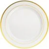 10.3" Round Banquet Plates With Gold Trim By Celebrate It™, 10ct. -Optima Home Decor Store 10512610