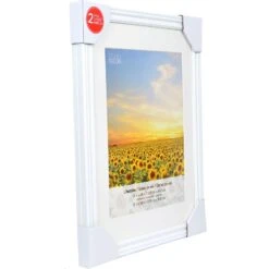 2 White Frames With Mat, 11" X 14", Lifestyles By Studio Décor® -Optima Home Decor Store 10536726 2