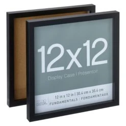 2-Pack Black 12" X 12" Shadow Boxes, Fundamentals By Studio Décor® -Optima Home Decor Store 10545049 31