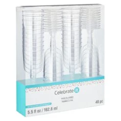 Plastic Wine Glasses By Celebrate It™, 40ct. -Optima Home Decor Store 10569124 30