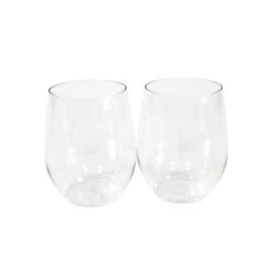 12oz. Clear Plastic Stemless Wine Glasses By Celebrate It™, 20ct.