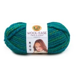 15 Pack: Lion Brand® Wool-Ease® Thick & Quick® Variegated Yarn -Optima Home Decor Store 10602789 1