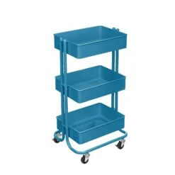 Lexington 3-Tier Rolling Cart By Simply Tidy™ -Optima Home Decor Store 10623988 1