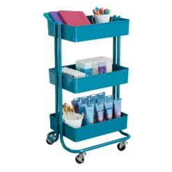 Lexington 3-Tier Rolling Cart By Simply Tidy™ -Optima Home Decor Store 10623988 3