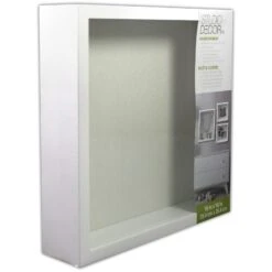 White Flat Shadow Box By Studio Décor® -Optima Home Decor Store 10625219 3