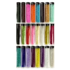 6 Pack: Multicolor Glass Seed Beads Set By Bead Landing™ 7 6 Pack: Multicolor Glass Seed Beads Set By Bead Landing™ -Optima Home Decor Store 10627312 2
