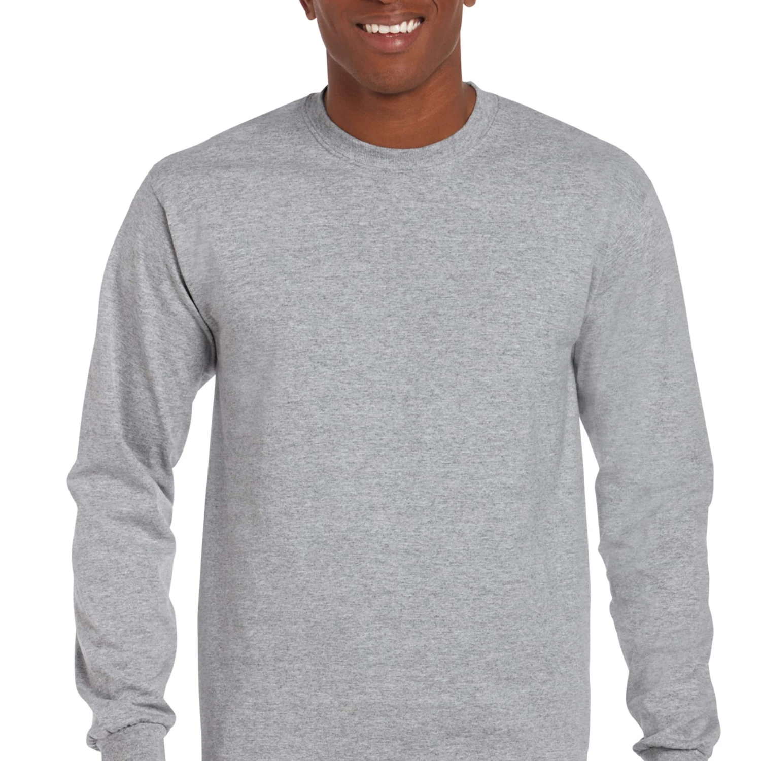 Gildan® Long Sleeve Crew Neck Adult T-Shirt 7 Gildan® Long Sleeve Crew Neck Adult T-Shirt - Image 5