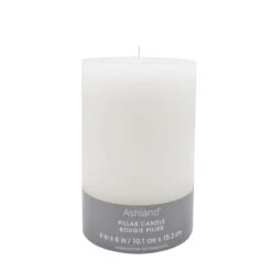 4" X 6" White Pillar Candle By Ashland®