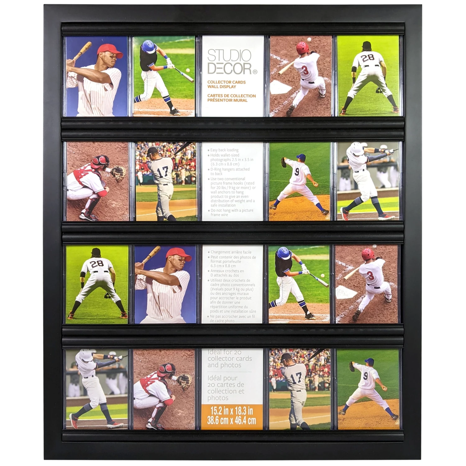 6 Pack: Collector Sports Card Wall Display Frame By Studio Décor® 3 6 Pack: Collector Sports Card Wall Display Frame By Studio Décor®