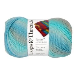 15 Pack: Facets™ Yarn By Loops & Threads® -Optima Home Decor Store 10712812 1